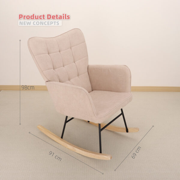 Rocking Nursing Chair NC-01 - Afbeelding 2